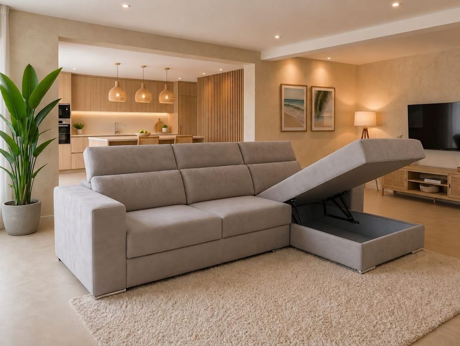 Para venda sofá com chaise lougue