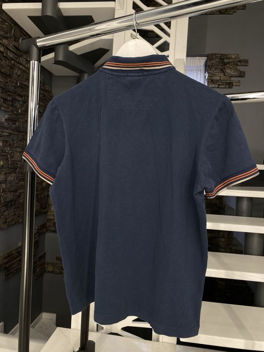 BOSS  Hugo Boss S Slim Fit синє чоловіче поло