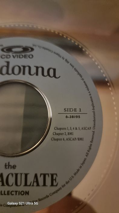 Laser disc Madonna USA