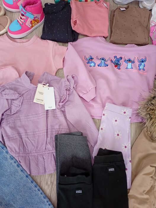 Paka ubranek do przedszkola Zara 116 obuwie