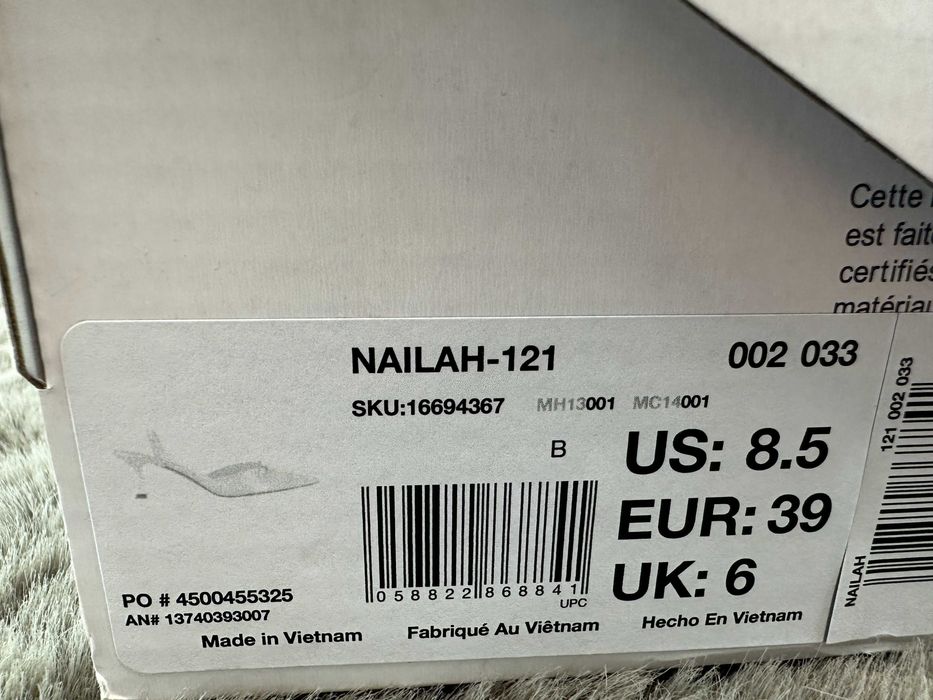 Buty damskie sandały czółenka na obcasie Aldo Nailah 39