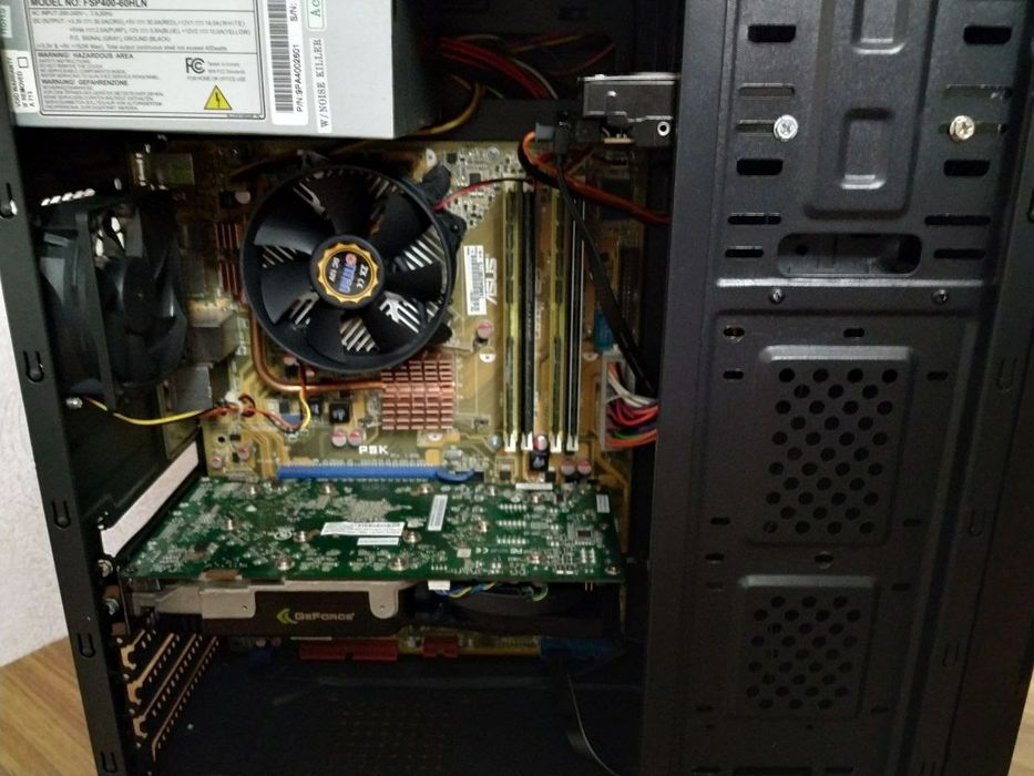 Core2quad q9300/8gb ddr2/512video/320 gb hdd + монітор