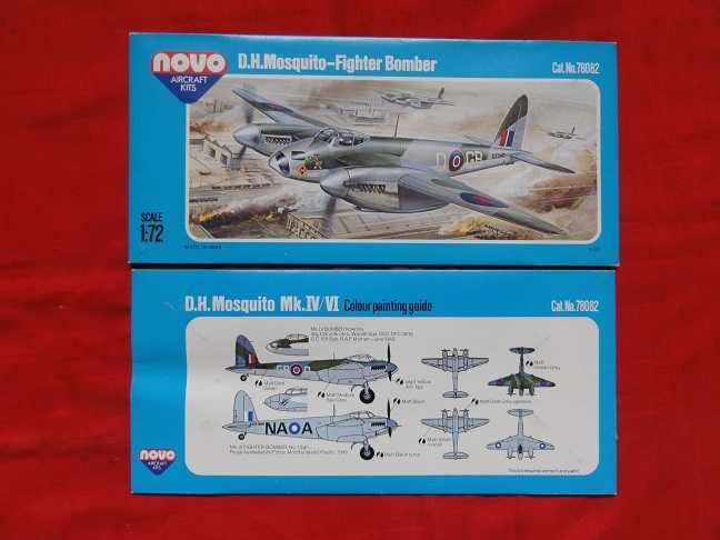 NOVO. упаковки та деколі літаків 1/72.