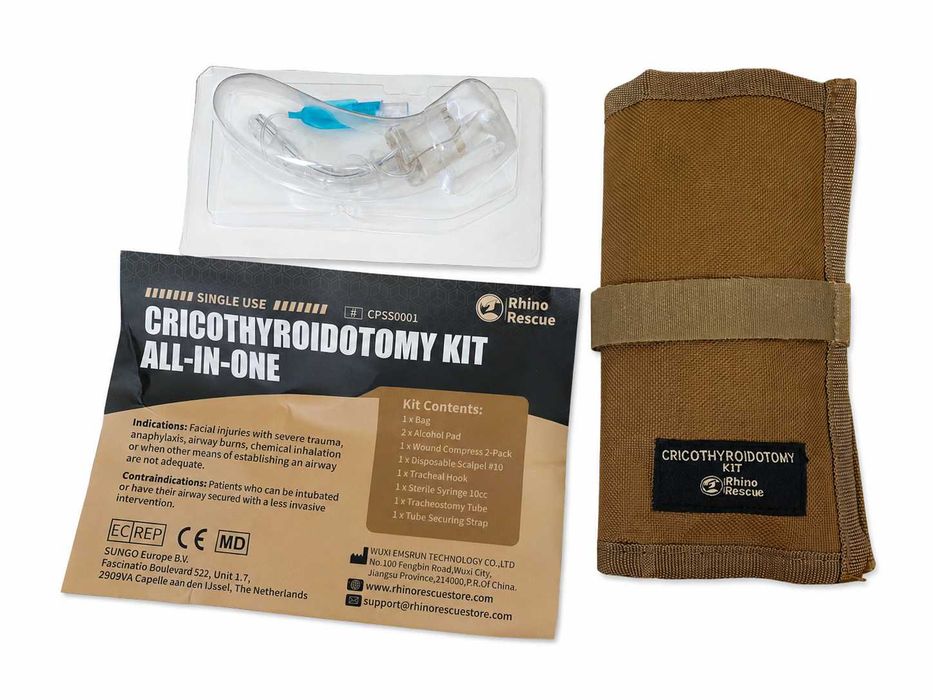 Zestaw do konikotomii Rhino Rescue Cricothyroidotomy Kit All-in-One