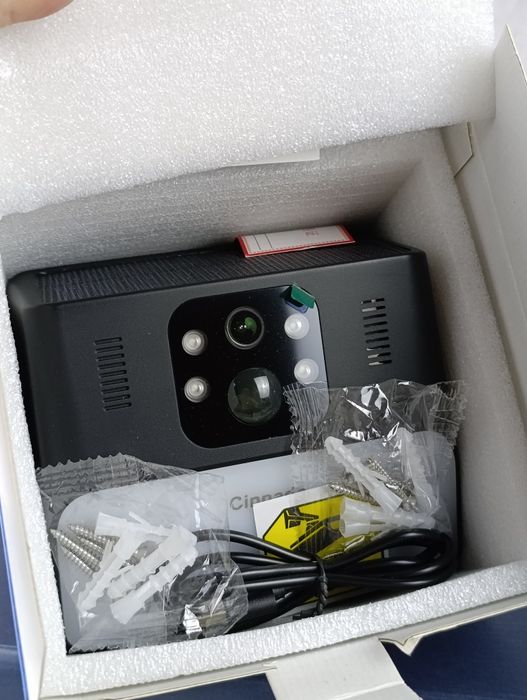 Kamera zewnętrzna solarna 2K 3MP czujnik ruchu nowa