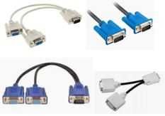 Kabel D-SUB VGA, 2xVGA, 2xDVI, DMS-59, VGA Splitter, NOWE