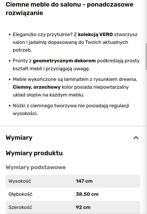 Sprzedam meble do salonu