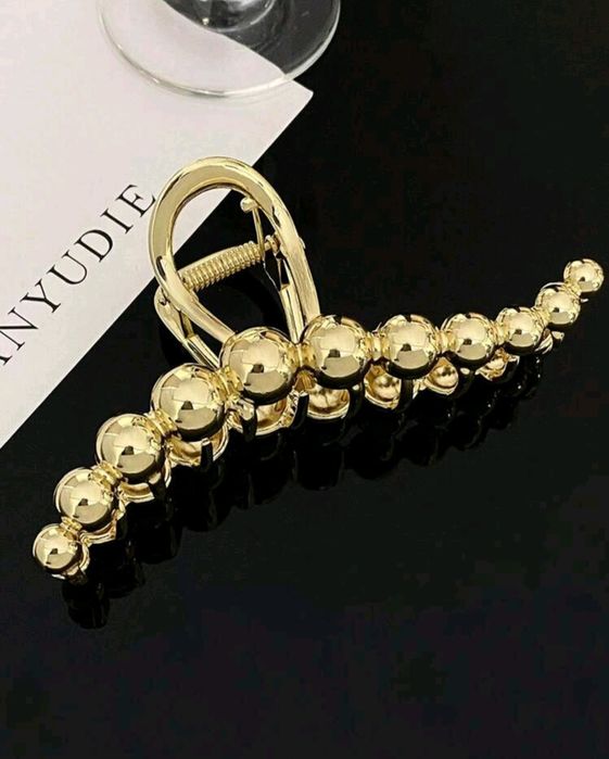 Klamra motylek z kryształkami