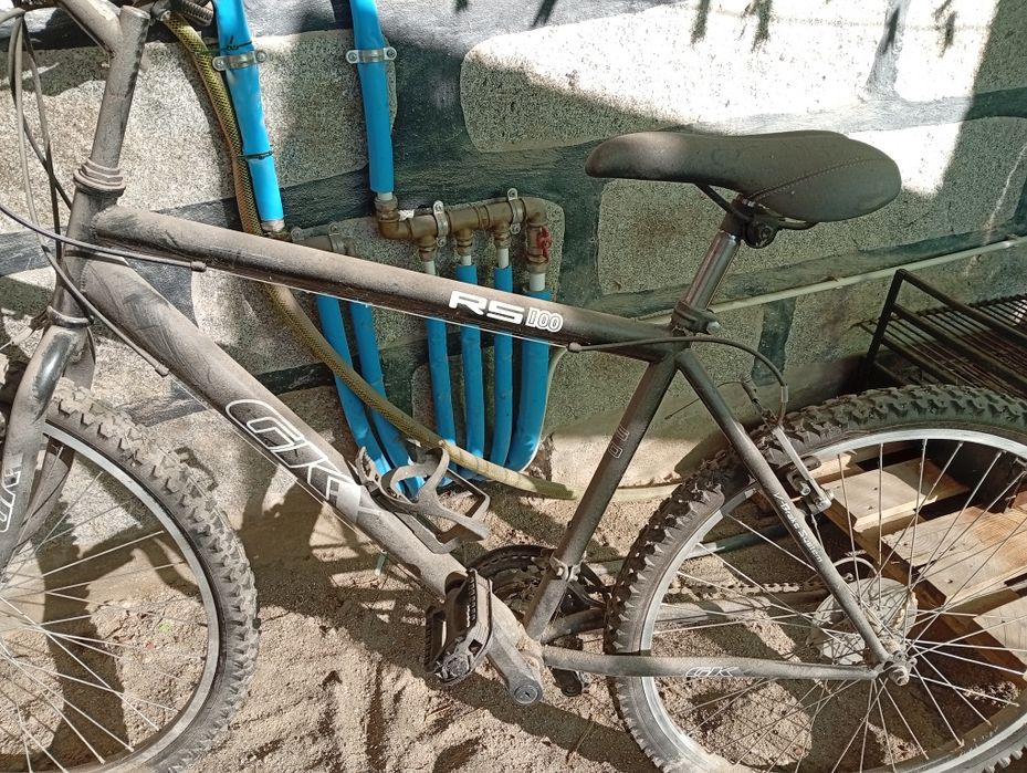 Motosserra e bicicleta