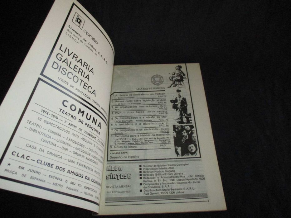 Livros Revistas Nova Síntese 1979 3 volumes
