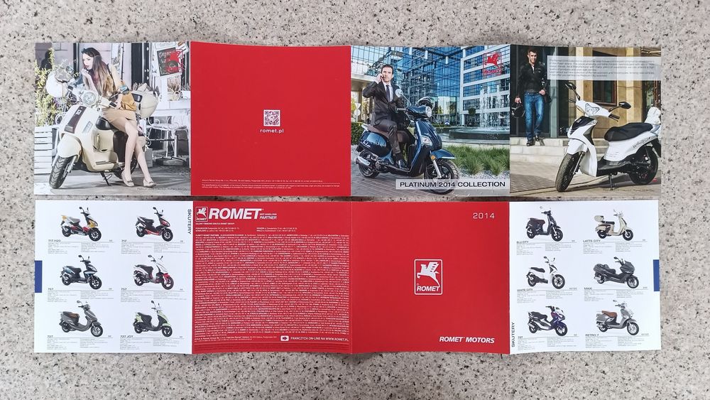 ROMET Paleta modeli 2014 Prospekty Ulotki