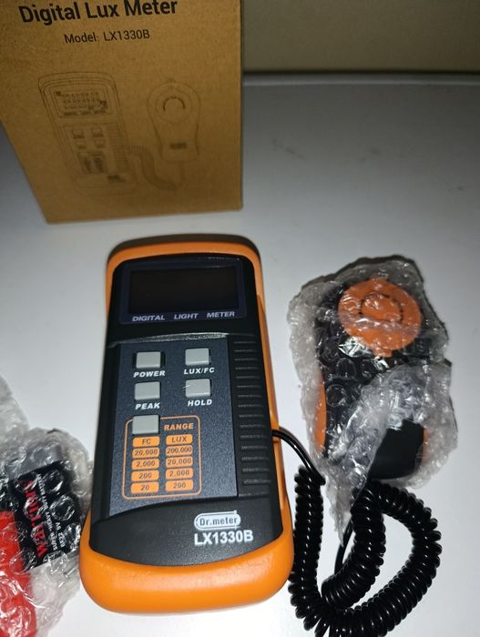 Nowy Luksomierz Cyfrowy Dr.meter LX1330B - Precyzyjny Pomiar Oświetlen