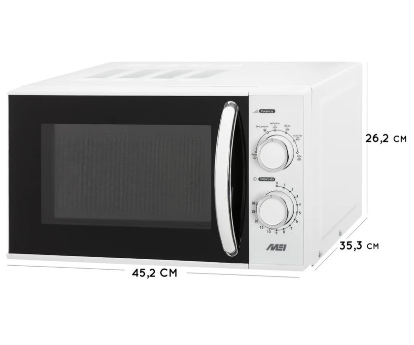 Micro-ondas MEI MW 1427 (20 L - Sem Grill - Branco)