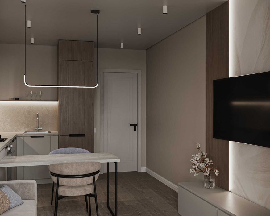 Однокімнатна 47м² від Рауш Є-Оселя!