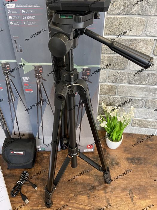 Лазерний рівень зі штативом Parkside Німеччина 360