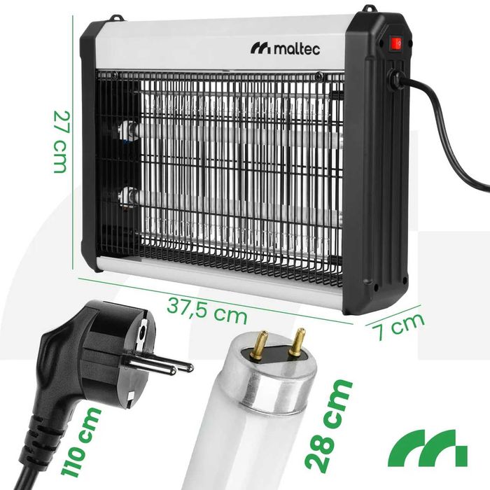 Инсектицидная лампа 16W, Лампа для знищення комах 16 Вт 150 м²