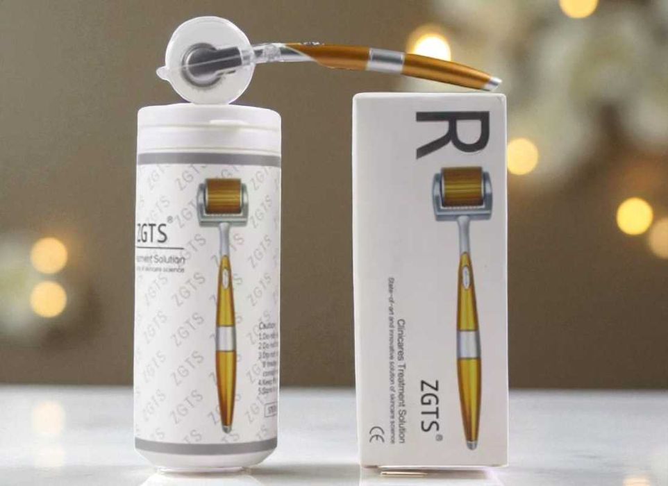 Титанові мікро-голки ZGTS 192, дермаролер для догляду за обличчям