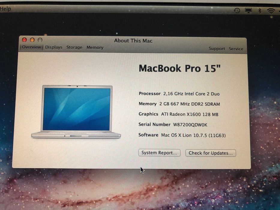 MacBook Pro 15'' -Sem bateria, fixo à corrente - Oferta 2 carregadores
