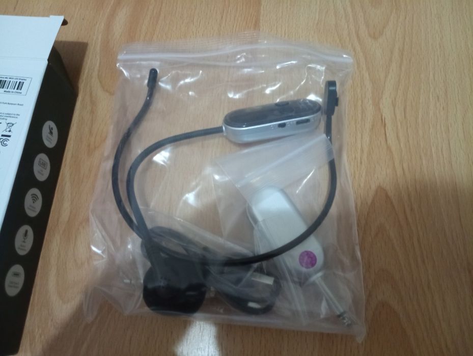 Micro headset - novo, na caixa