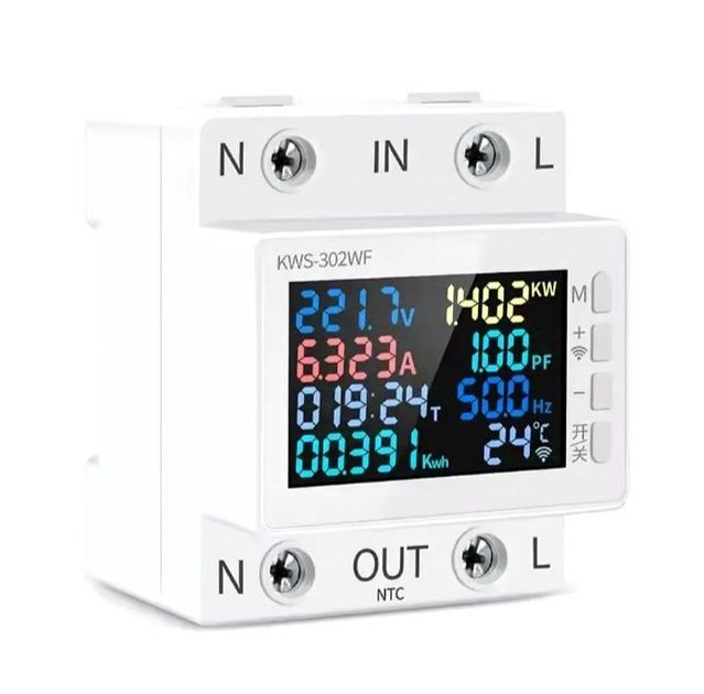Ватметр KWS-302WF, з функцією підключення до wife.