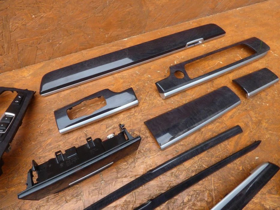 bmw f01 dekor drewno komplet