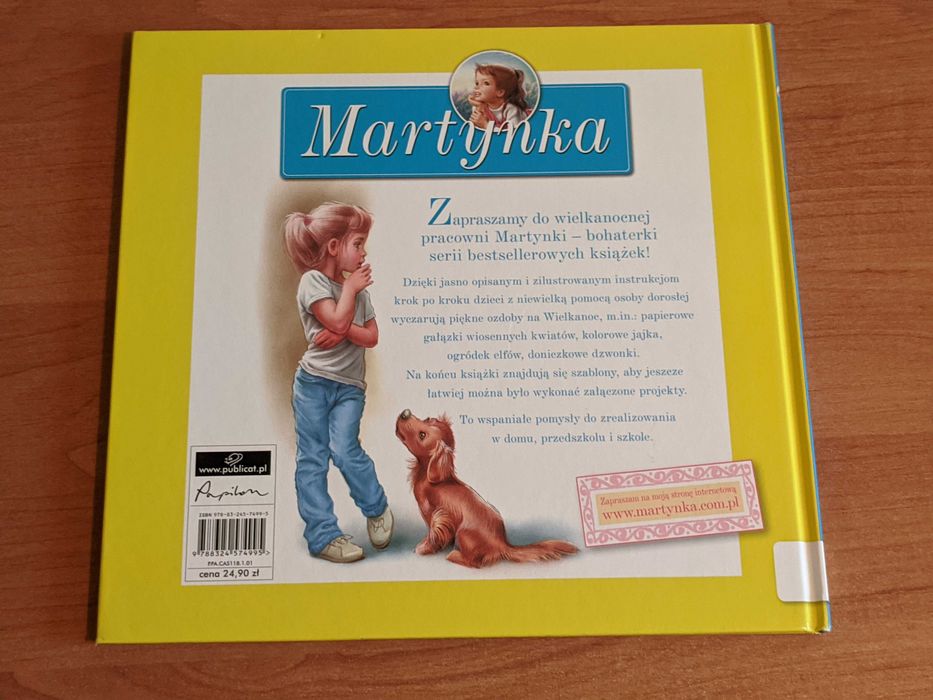 Książka dla dzieci Martynka Wielkanocne Pomysły - nowa