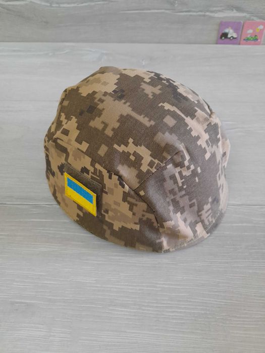 Каска детская военная + кавер к каске(чехол), пиксель ВСУ, SWAT,: 430 ...