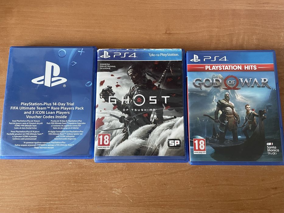 Диски з іграми для PS4