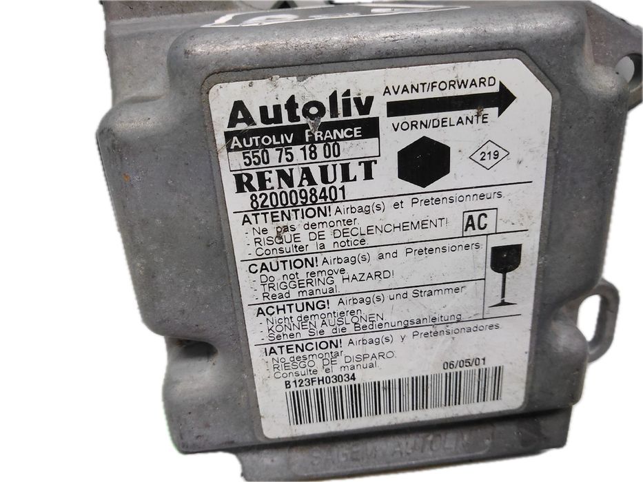 Centralina airbag RENAULT Kangoo (KC0/1_)