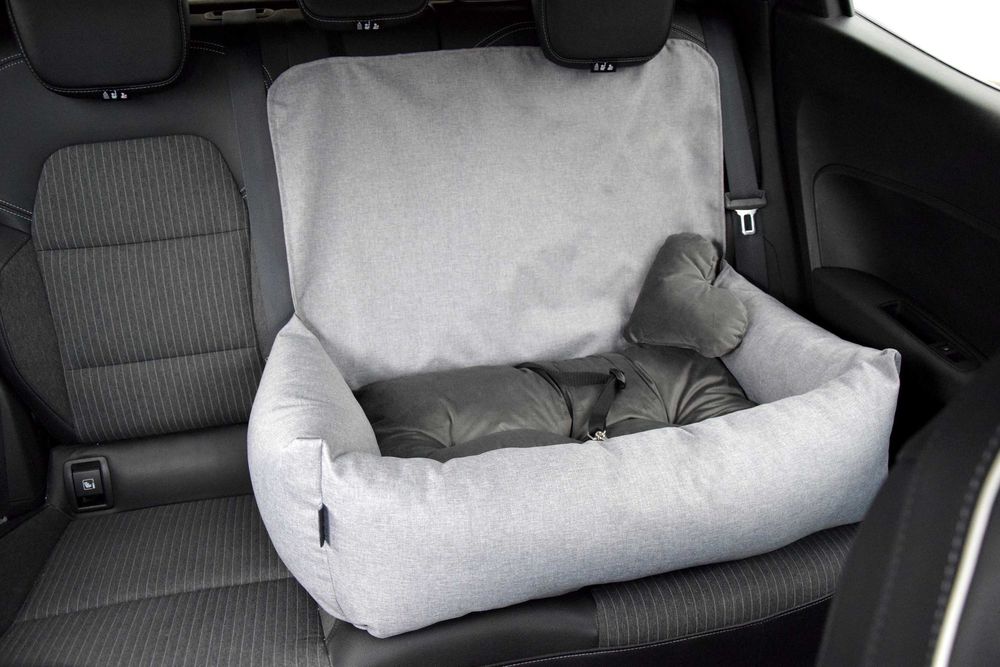 Duży fotelik samochodowy dla psa EXCLUSIVE Plus Maxi  - na 2/3 kanapy
