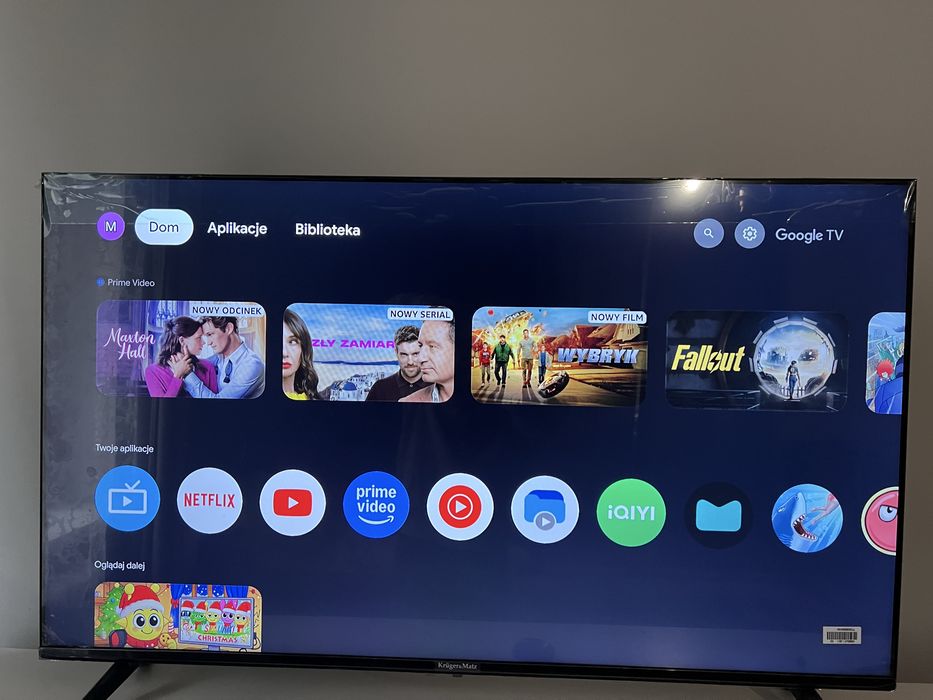 Spszedam Krüger&Matz Googl tv