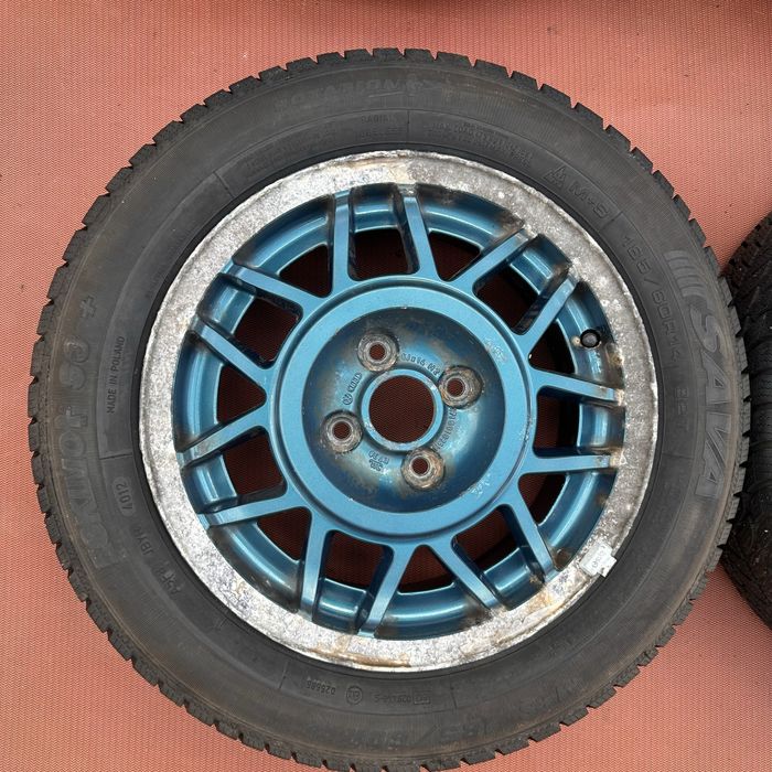 Kultowe oryginalne alufelgi VW Golf Cabrio Snowflake 14 cali 4x100- cena za komplet - wysyłka