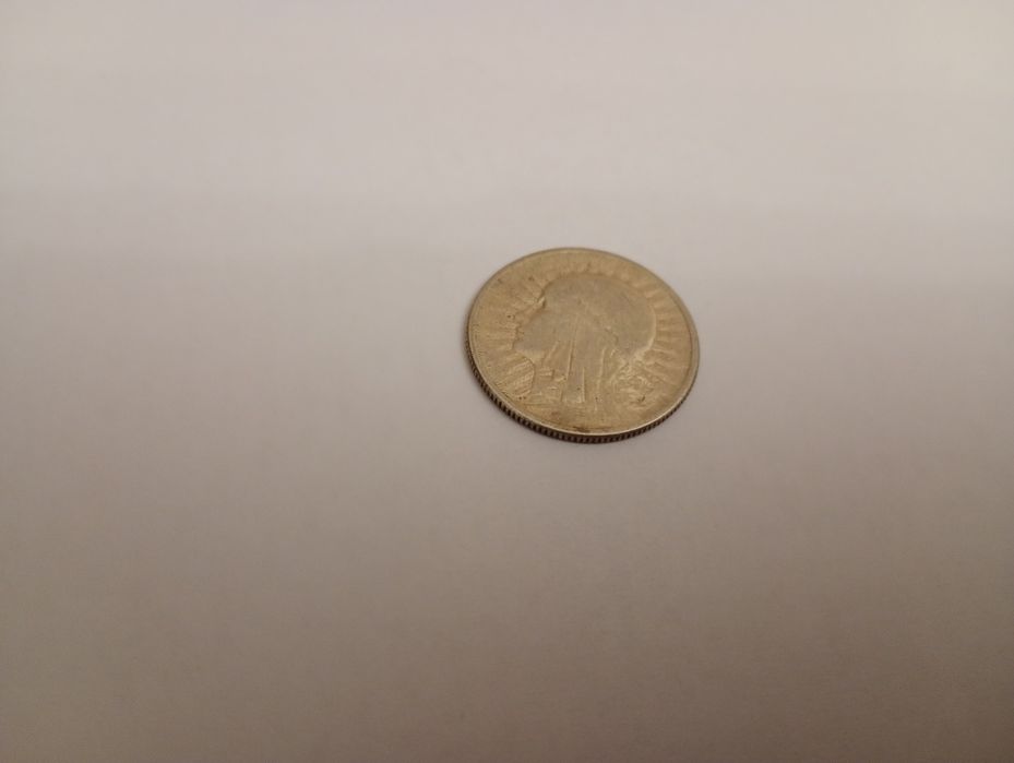 2 zł 1933r Głowa kobiety