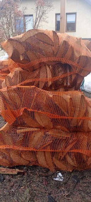 Suche drewno workowane opałowe rozpałkowe zrzyny tartaczne sosna 60L