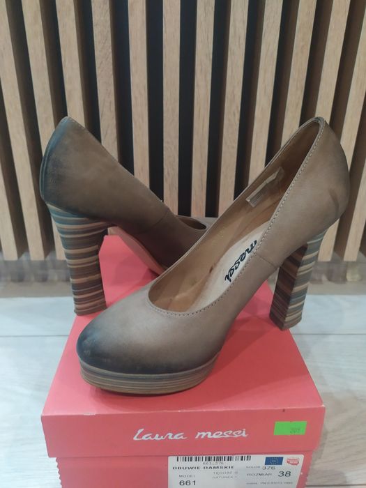 Damskie buty Laura Messi rozmiar 38 skóra