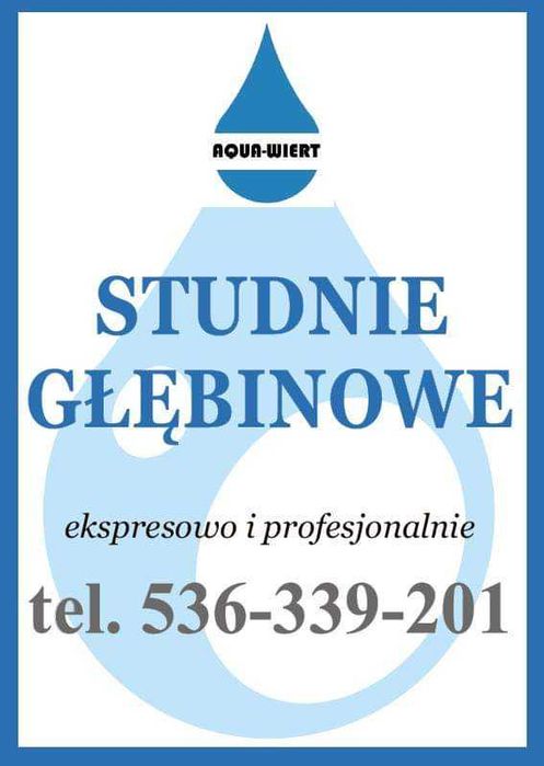 Studnie głębinowe,  ekspresowo i profesjonalnie