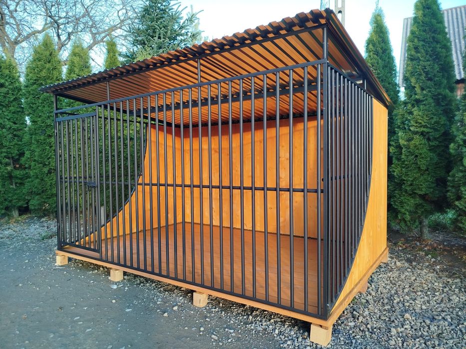 Kojec dla psa czarny solidny mocny 3x2 4x2 3x3