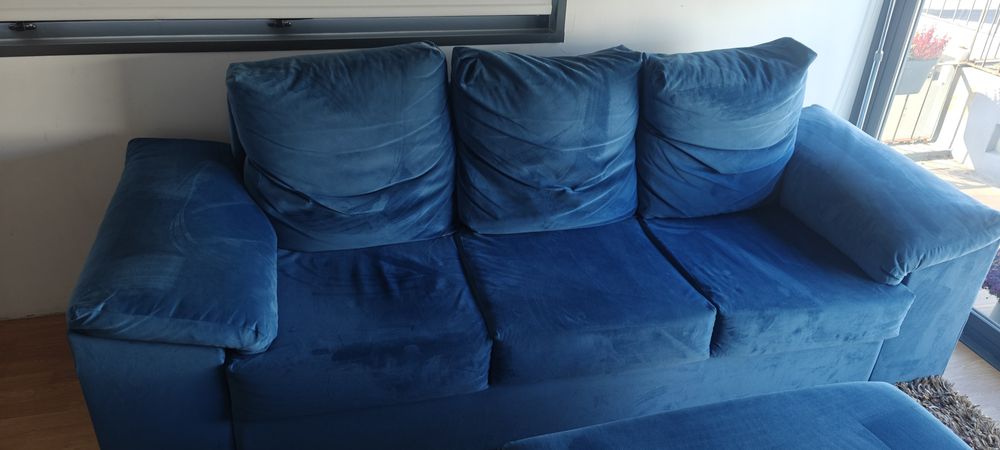 Vendo Sofá 3 Lugares com  Chaise Longue