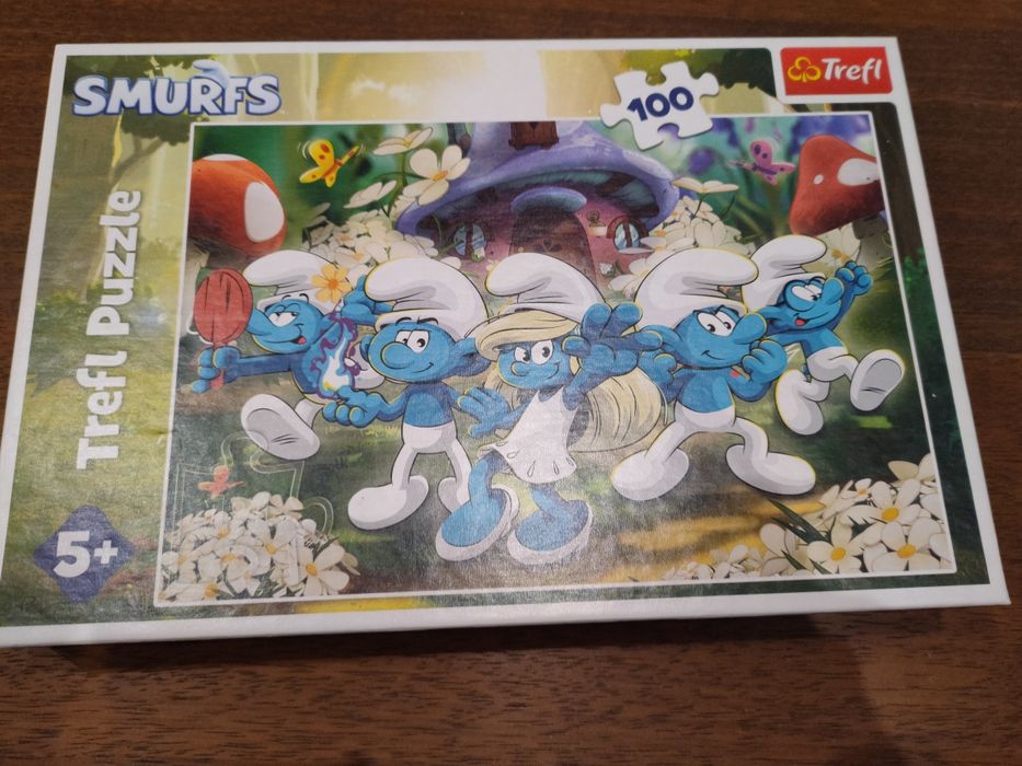 Puzzle Smurfy 100 elementów