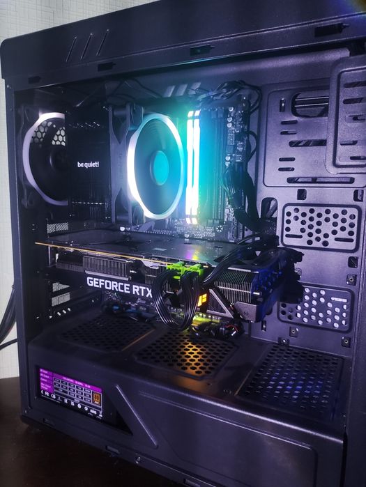 Игровой ПК. Ryzen 7 3700X. Asus Tuf 3070ti. 32гб ОЗУ+ МОНИТОР