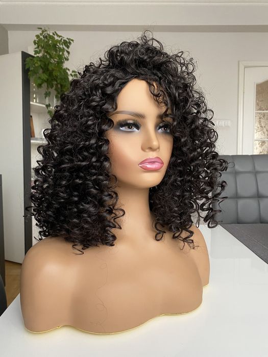 Peruka AFRO loki amazonka naturalny skręt