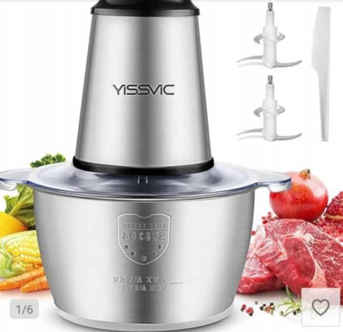 Elektryczna Maszynka do Mielenia Mięsa, Warzyw Owoców  YISSVIC 500W