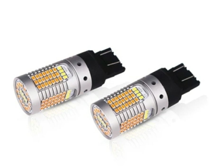 Лампа Led для авто из США желтый поворот в красном Сертификации авто