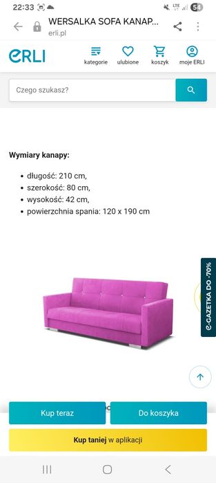 Wersalka pudrowy róż z pojemnikiem na pościel