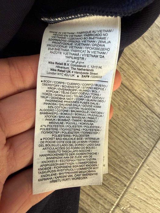 ОРИГІНАЛ! Кофта Nike Tech Fleece Chelsea FC Fz Wr M L XL | FZ4175