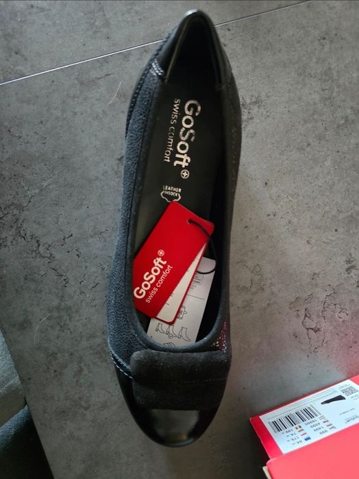 Nowe półbuty baleriny gosoft eleganckie