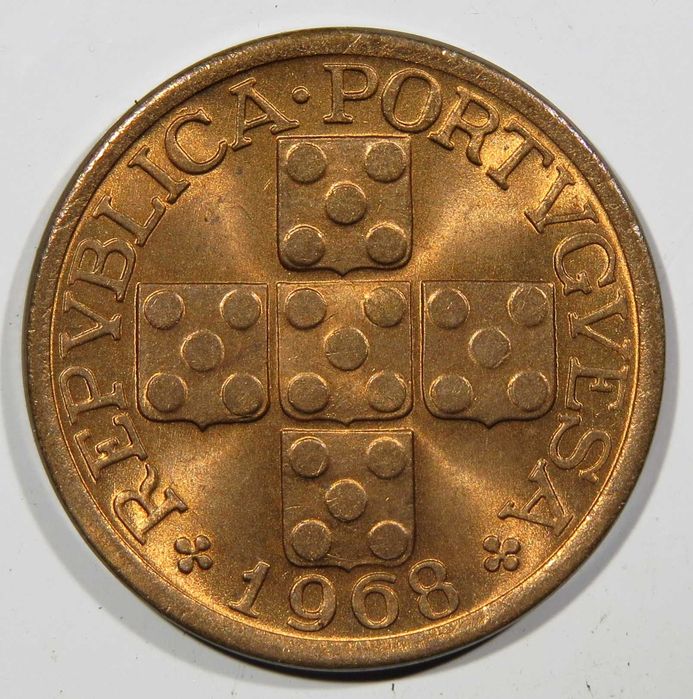 Moeda Republica Portuguesa - X Centavos 1968 Soberba