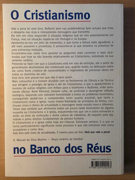 Livro "O Cristianismo no Banco dos Réus" de René Rémond