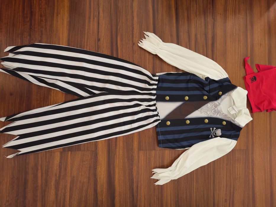 Disfarce máscara pirata Caraíbas