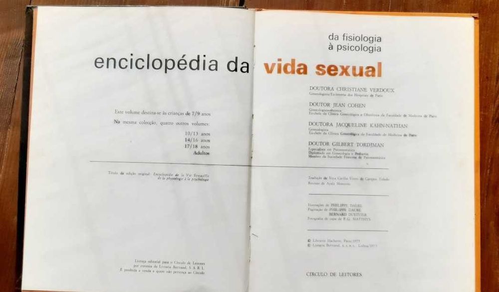 Enciclopedia da Vida Sexual, 7/9 anos. 1976